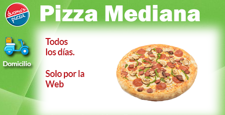 oferta pizza mediana