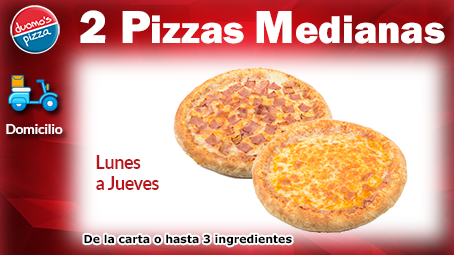 Duomos Pizza Mediana Lunes a Jueves
