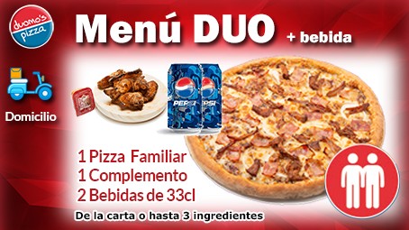 Duomos Pizza Domicilio Menu Duo Bebida